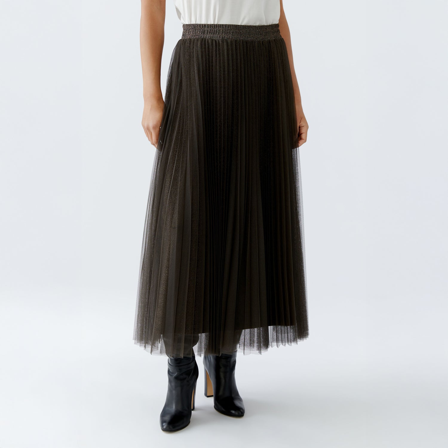 Tulle Skirt - Espresso