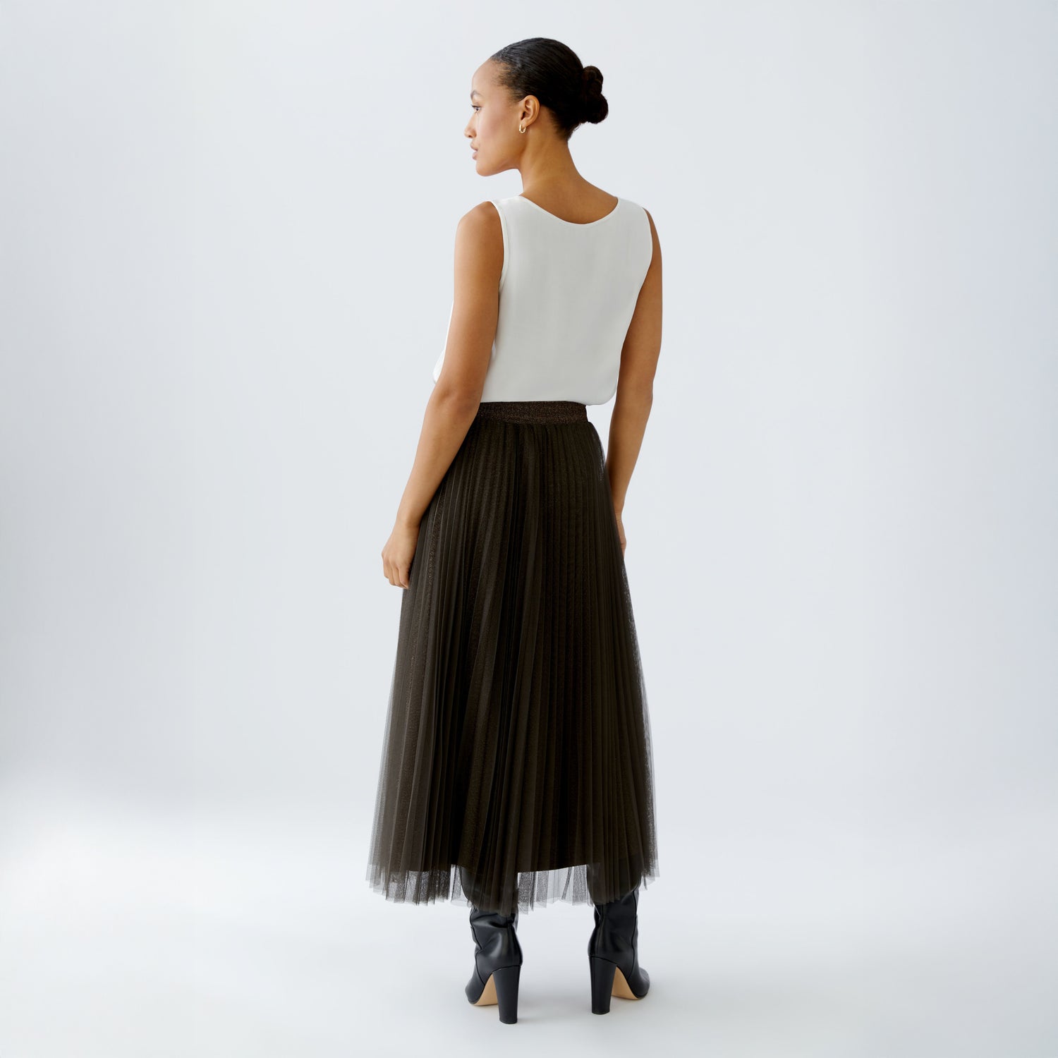 Tulle Skirt - Espresso