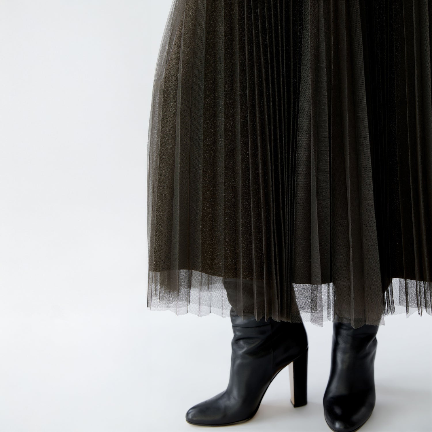 Tulle Skirt - Espresso