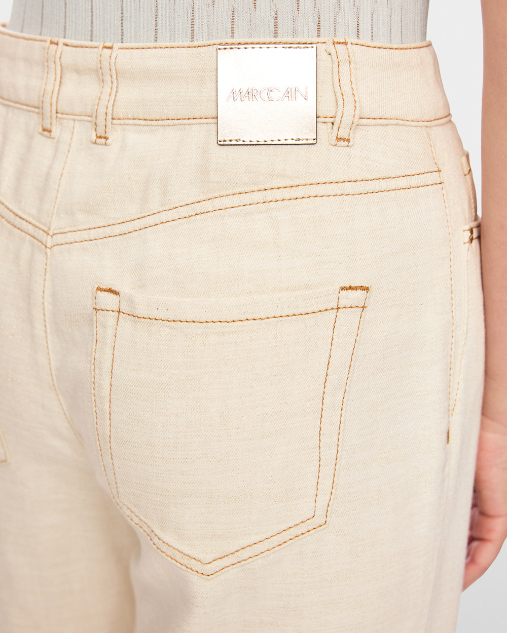 Wide Leg Jean - Ivory