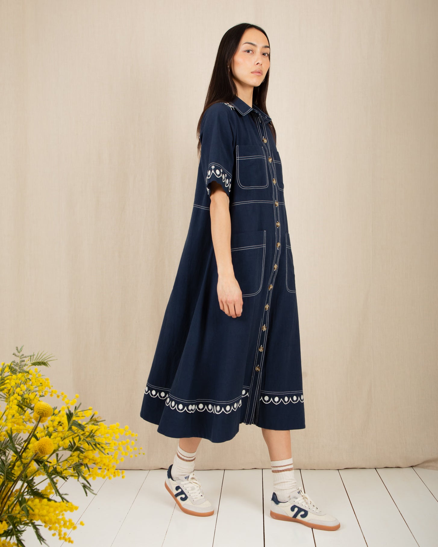 Andie Dress - Navy