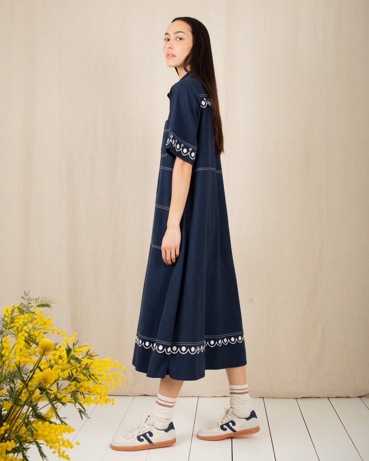 Andie Dress - Navy
