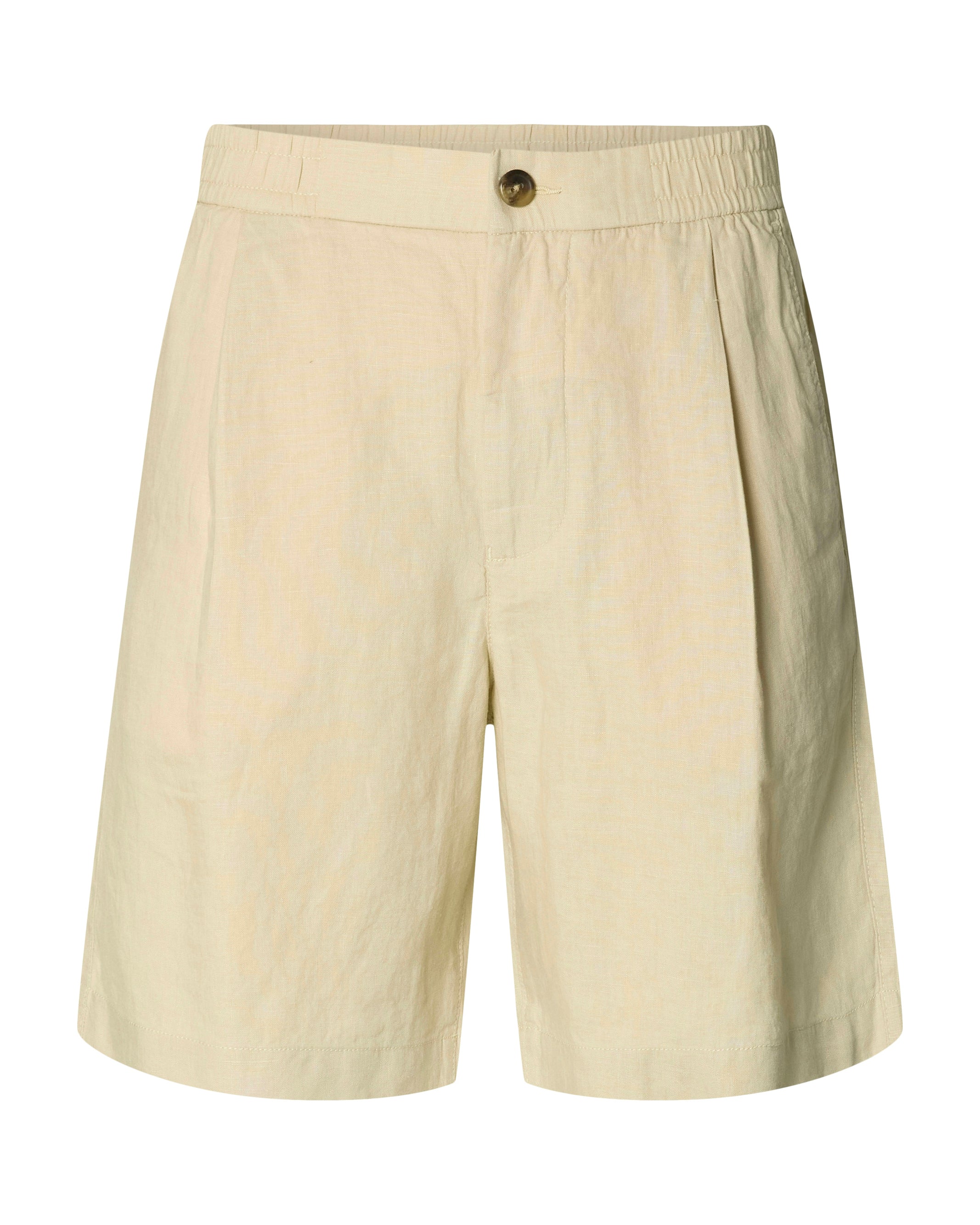Art Linen Shorts - Oatmeal