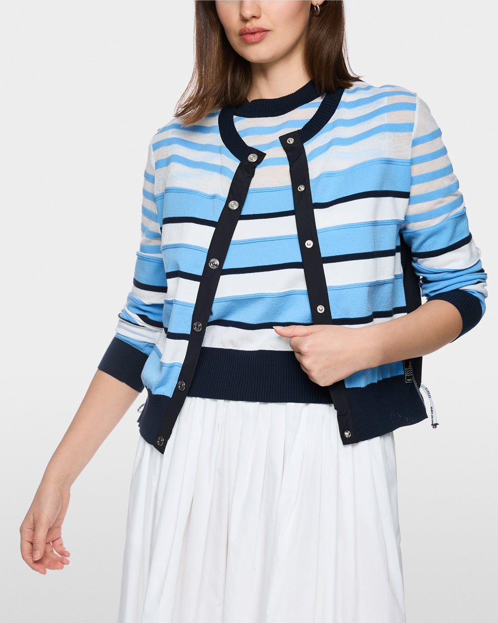 Stripe Cardigan - Blue