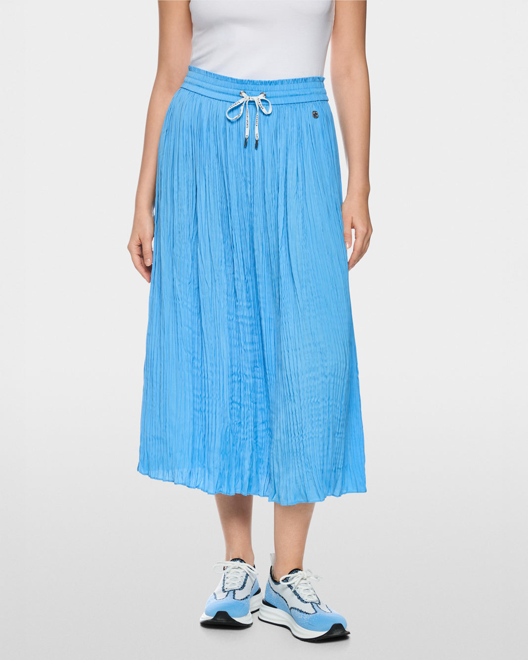 Crinkle Skirt - Blue