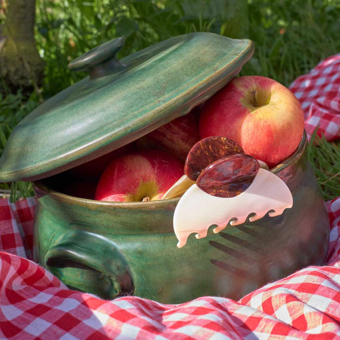 Ashanti Hair Claw - Light Rose