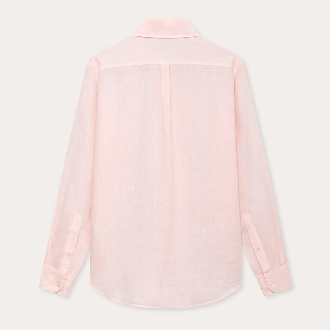 Abaco Plain Linen Shirt - Pastel Pink