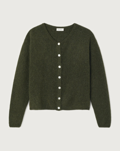 Vitow Cardigan - Algue Chine Noir