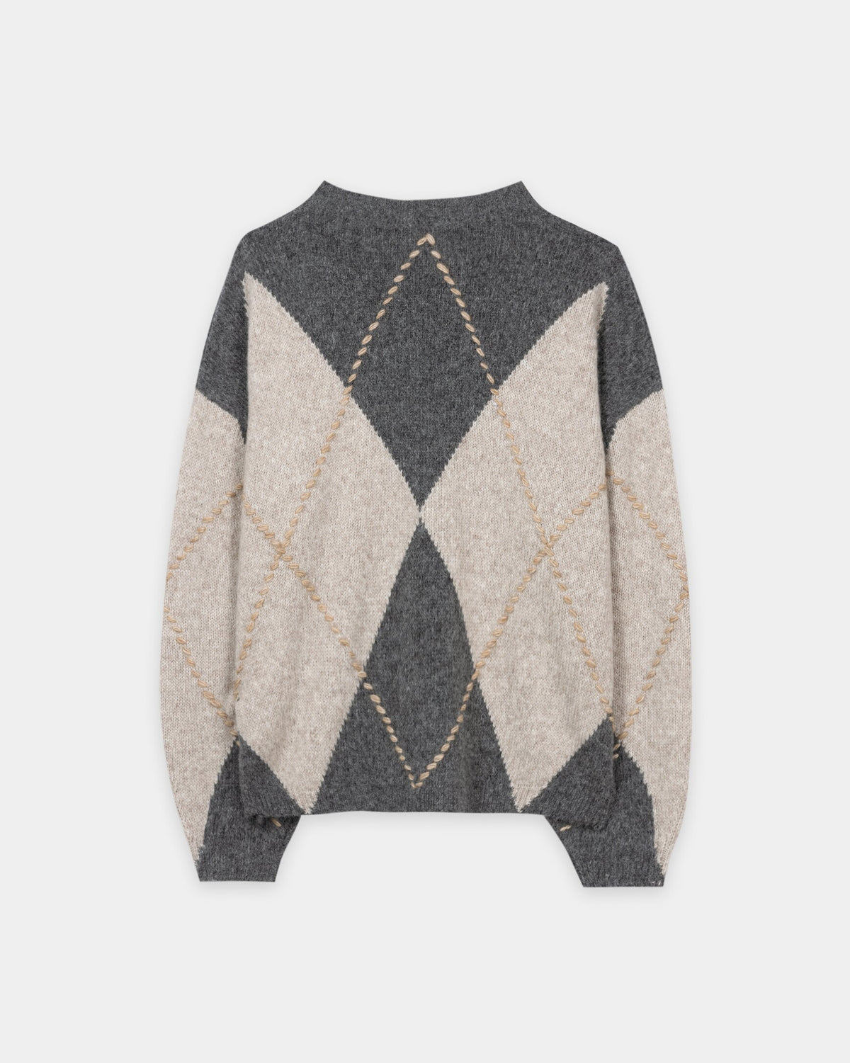 Alpaca Blend Diamond Knit - Multi