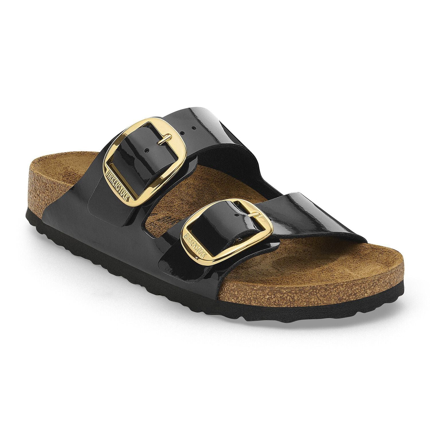 Arizona Big Buckle Birko Flor Patent Patent Black Gold