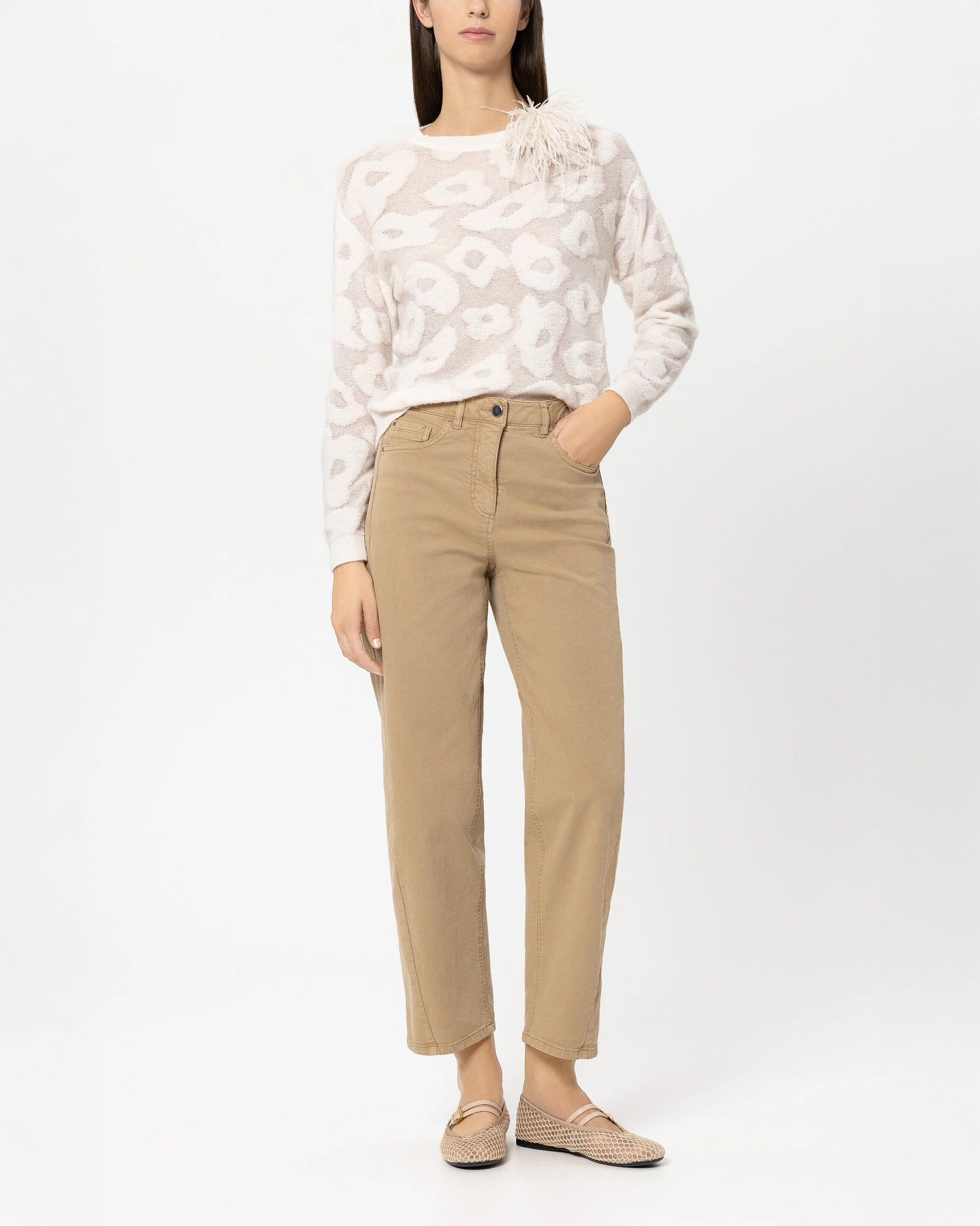 Authentic Barrel Leg Jean - Camel