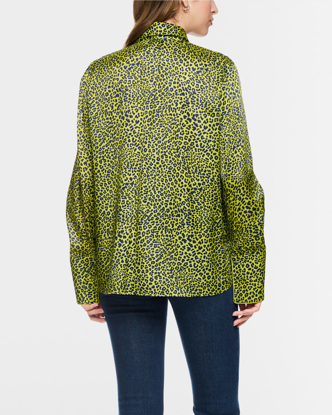 Leopard Print Shirt - Lime