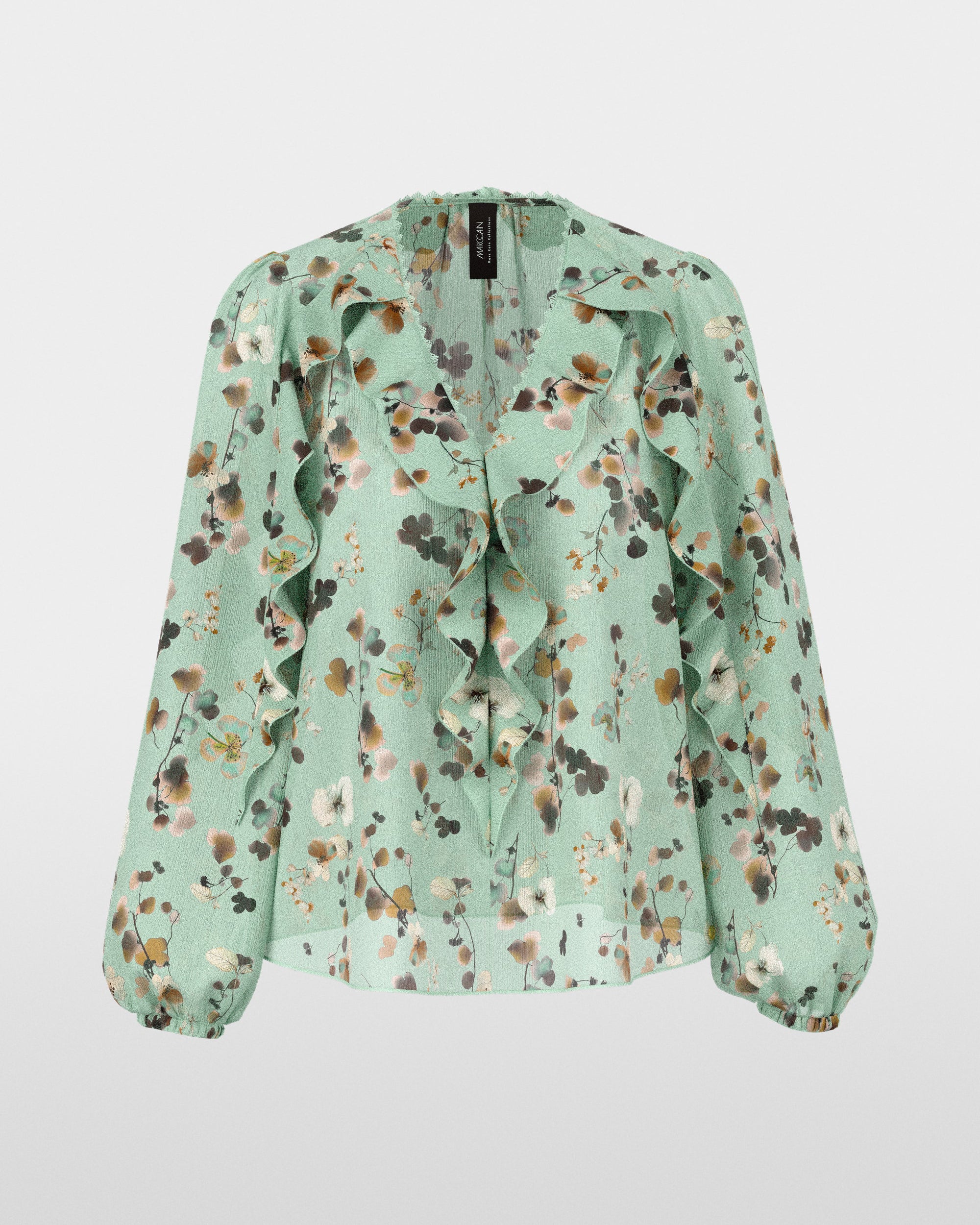 Floral Print Shirt - Turquoise