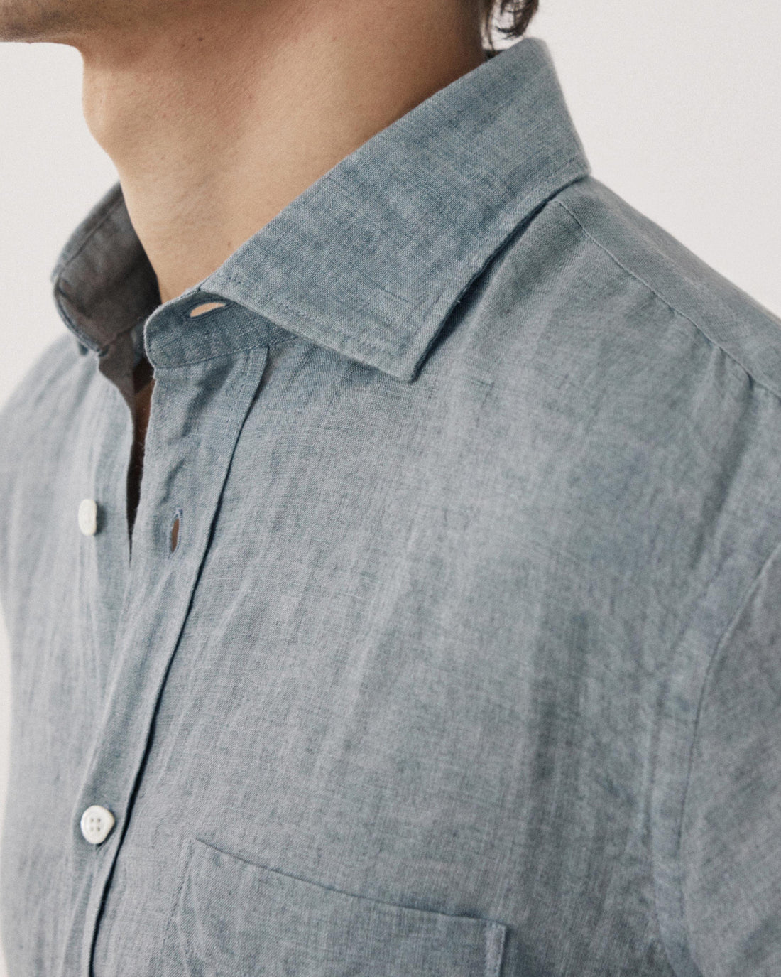 Paul Linen Shirt - Blue