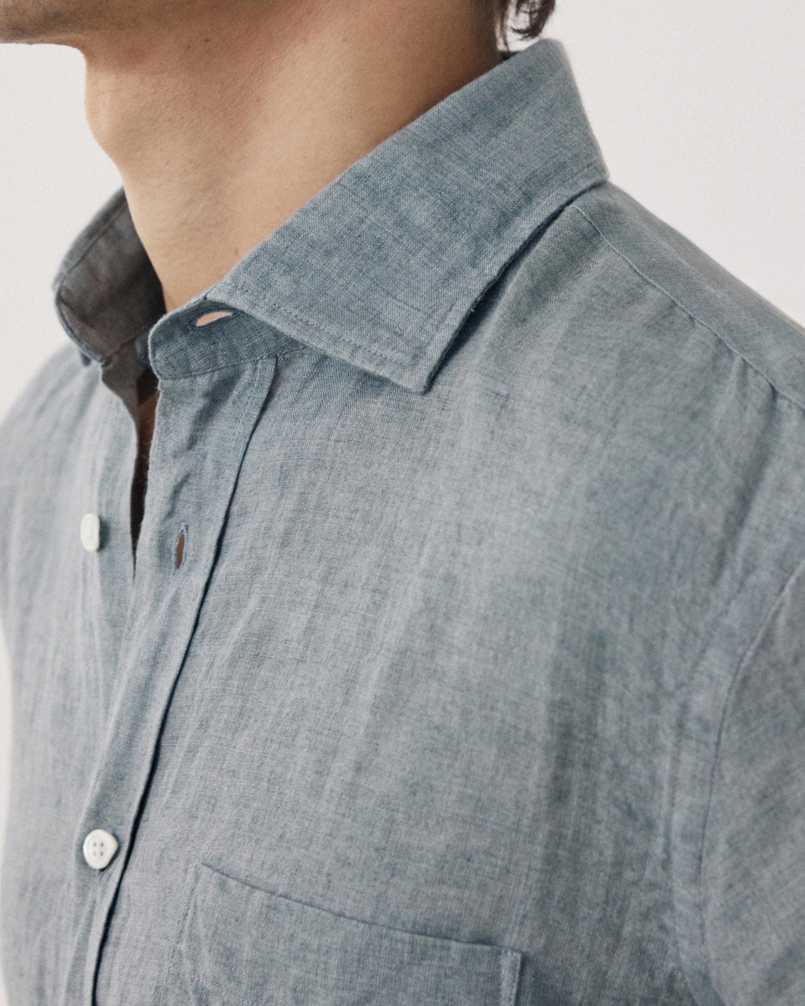 Paul Linen Shirt - Blue