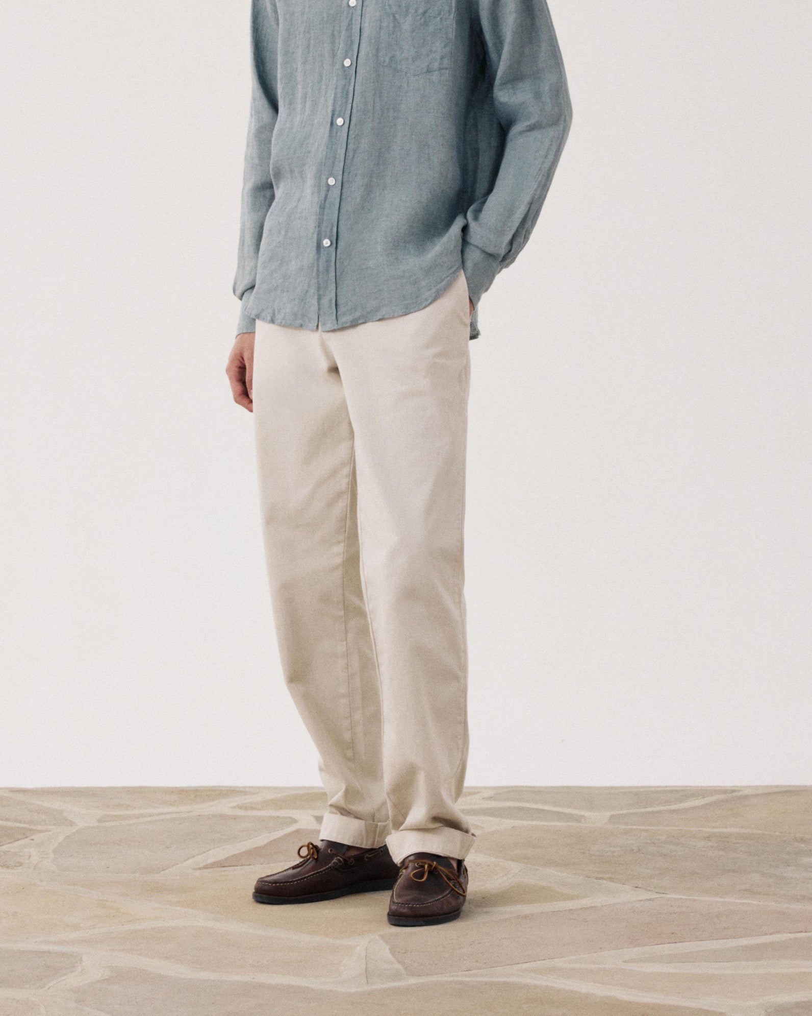 Paul Linen Shirt - Blue