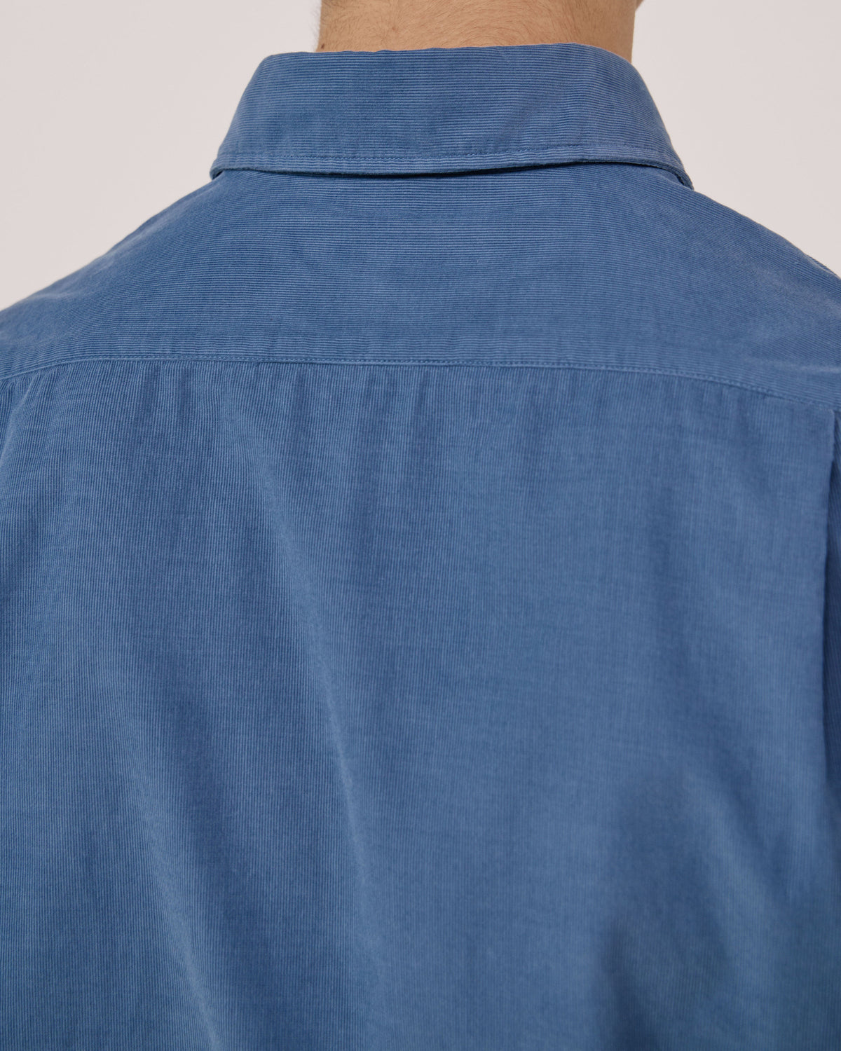Paul Pat Fine Cord Shirt - Cobalt
