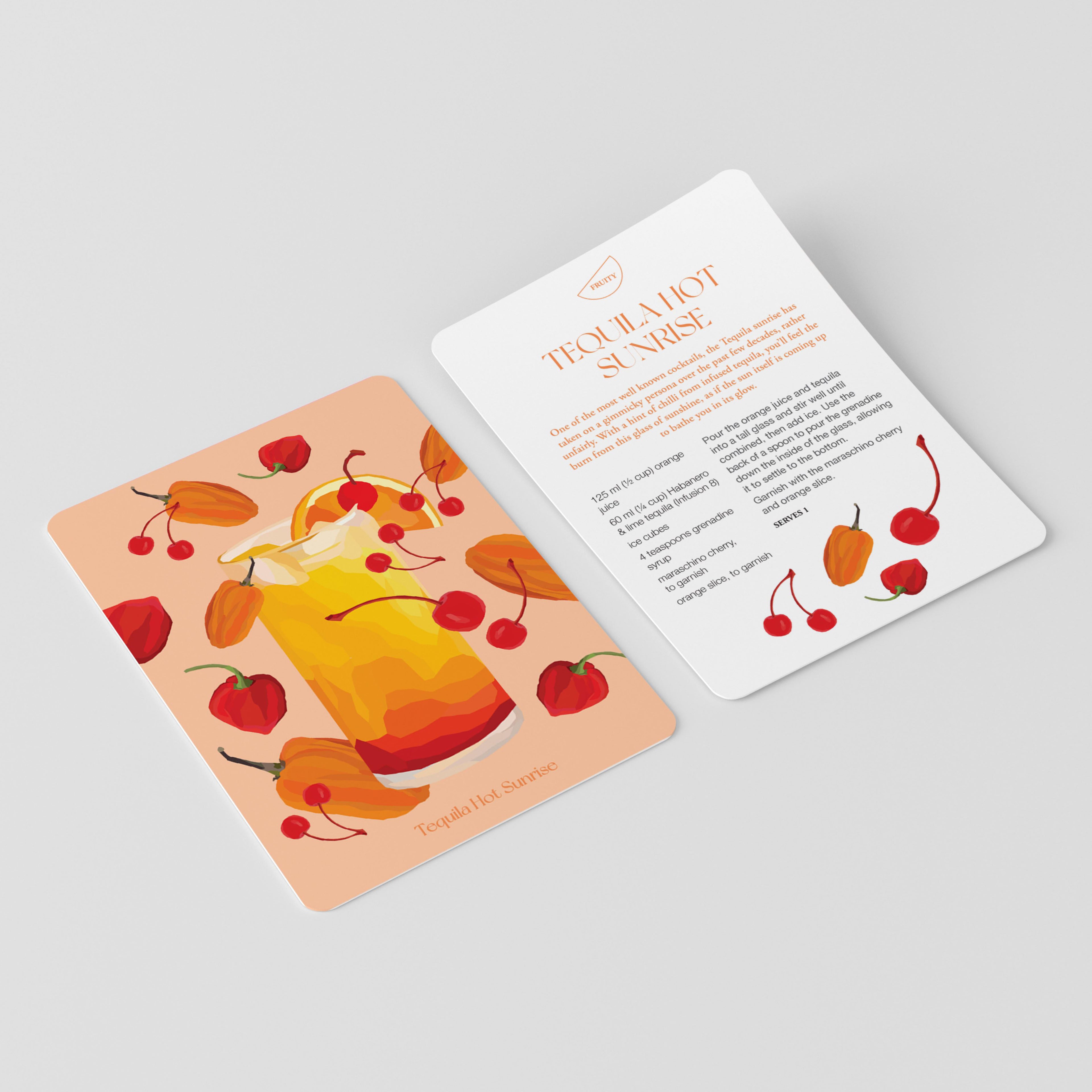 Botanical Cocktail: 50 Cocktail Recipe Cards