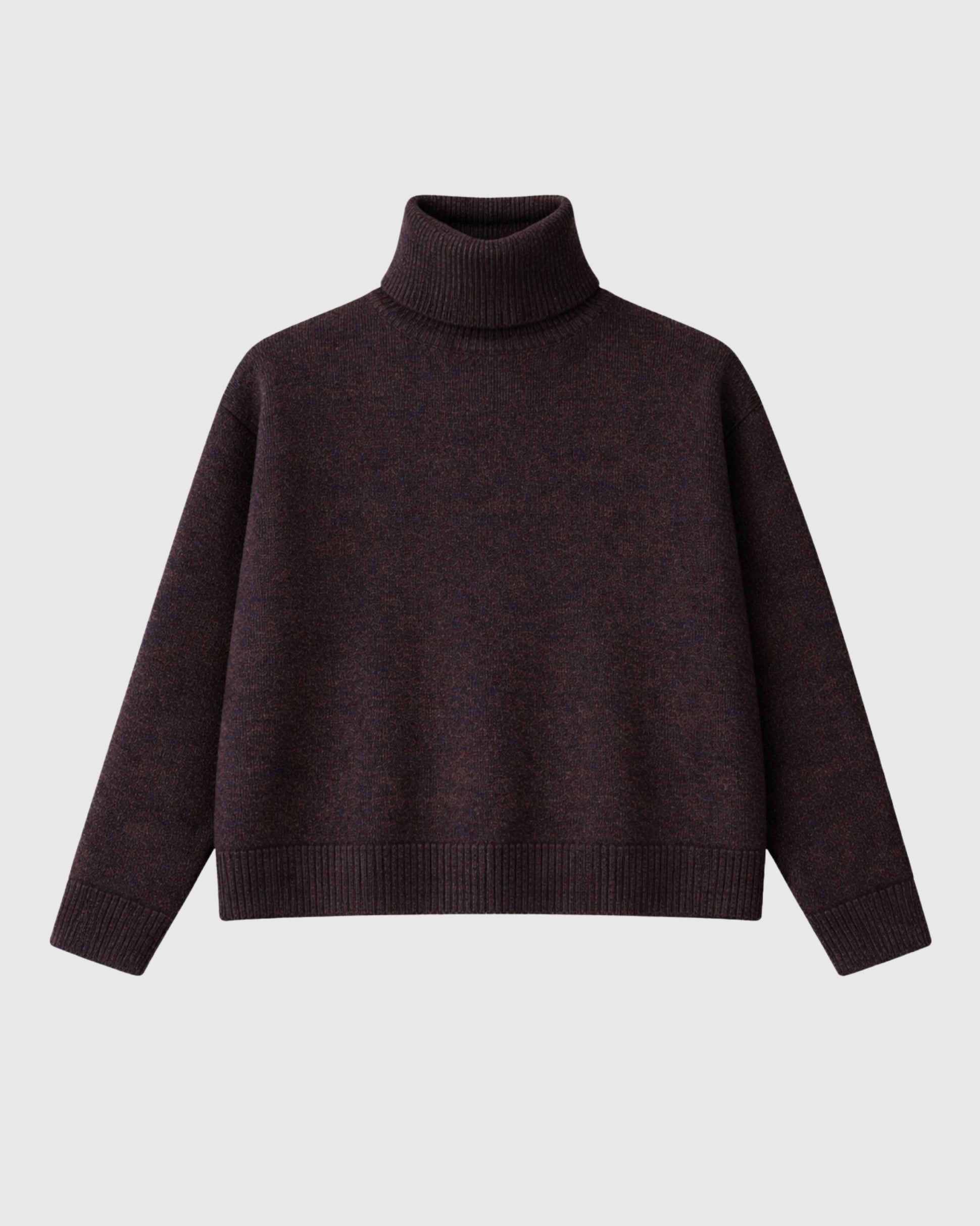 Byana Roll Neck Jumper - Marron