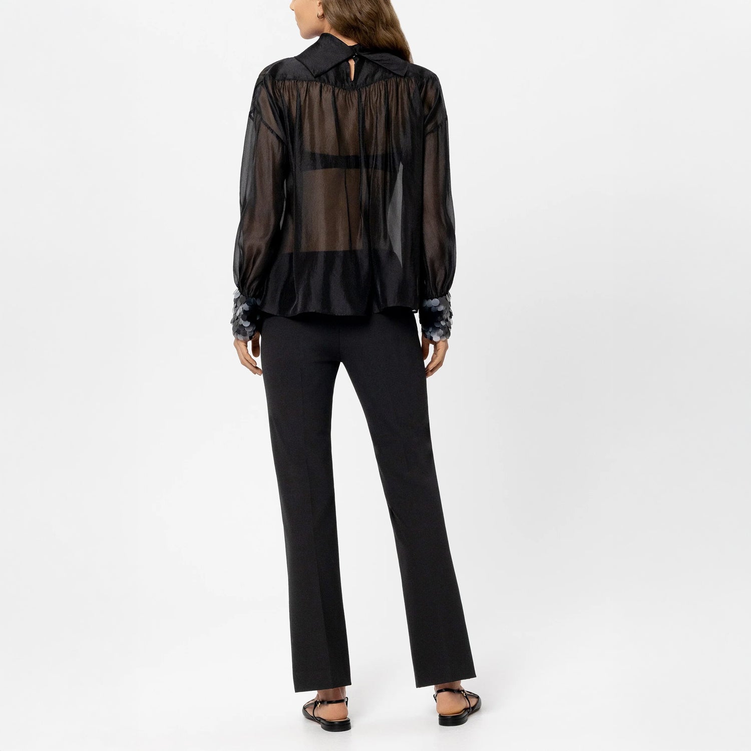 Baby Flare Smart Trouser - Black