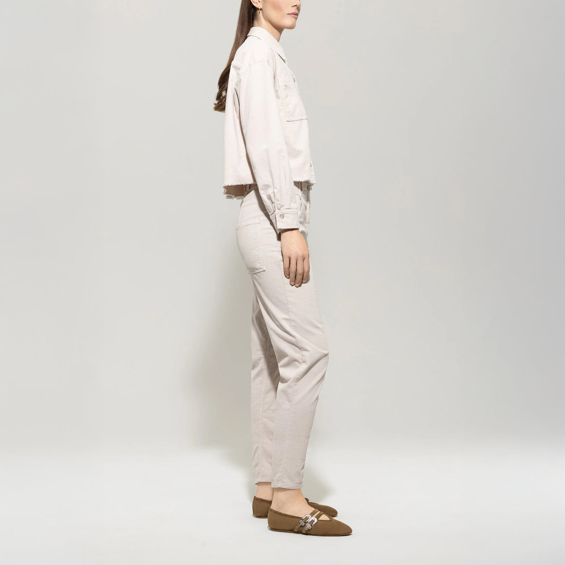 Barrel Trouser - Cream