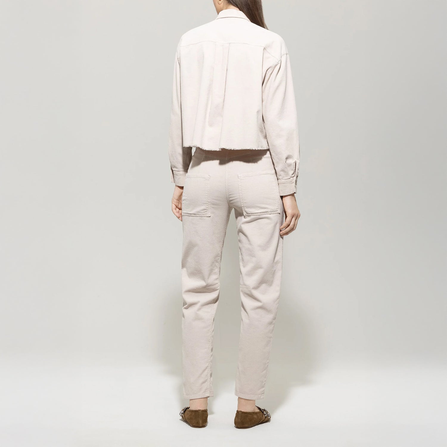 Barrel Trouser - Cream