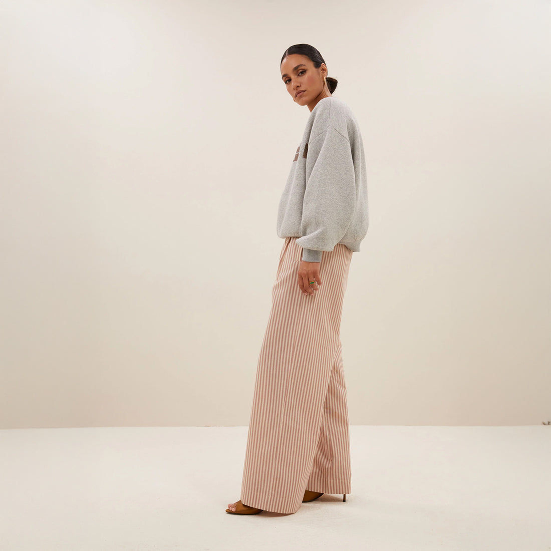 Benji Stripe Pants - Copper