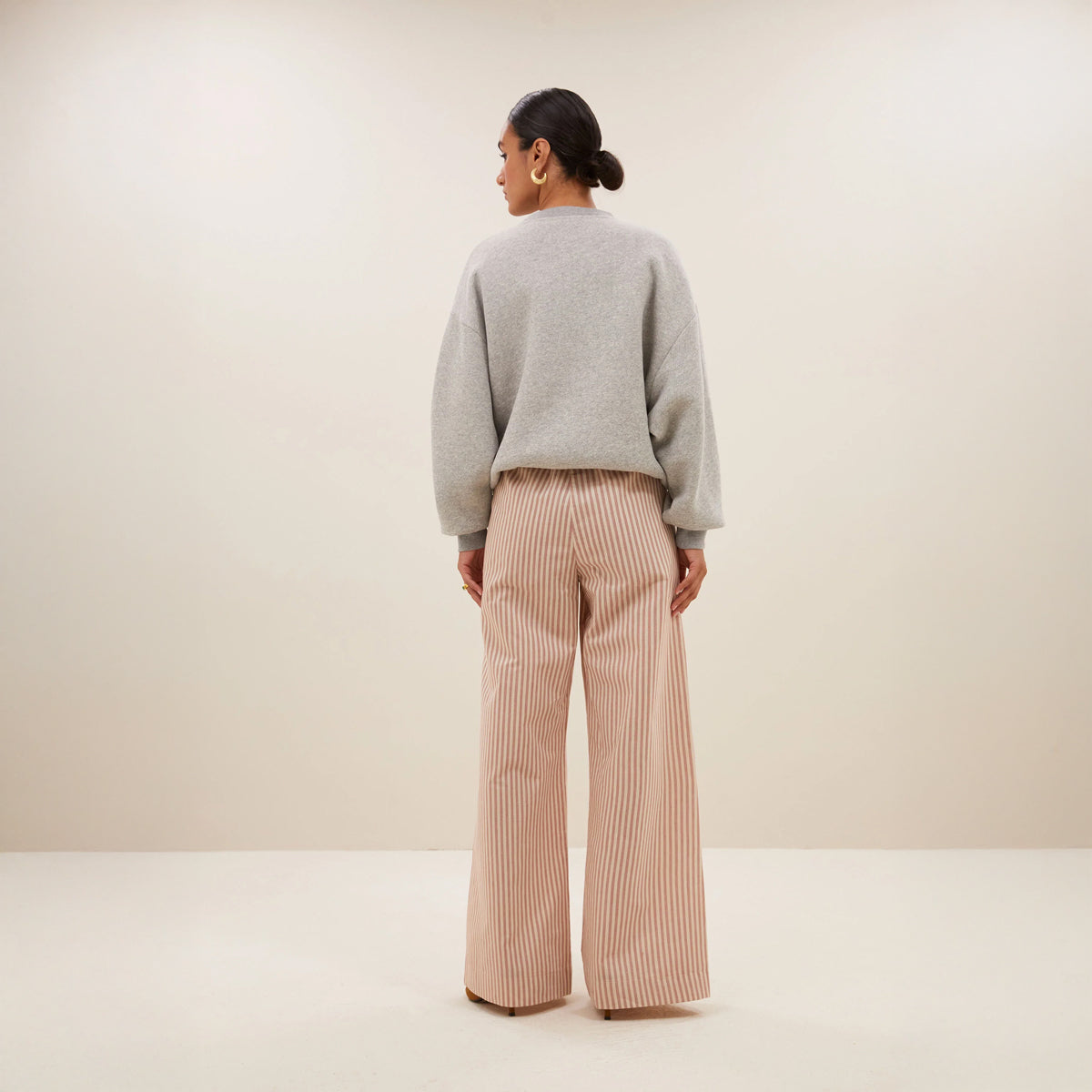 Benji Stripe Pants - Copper
