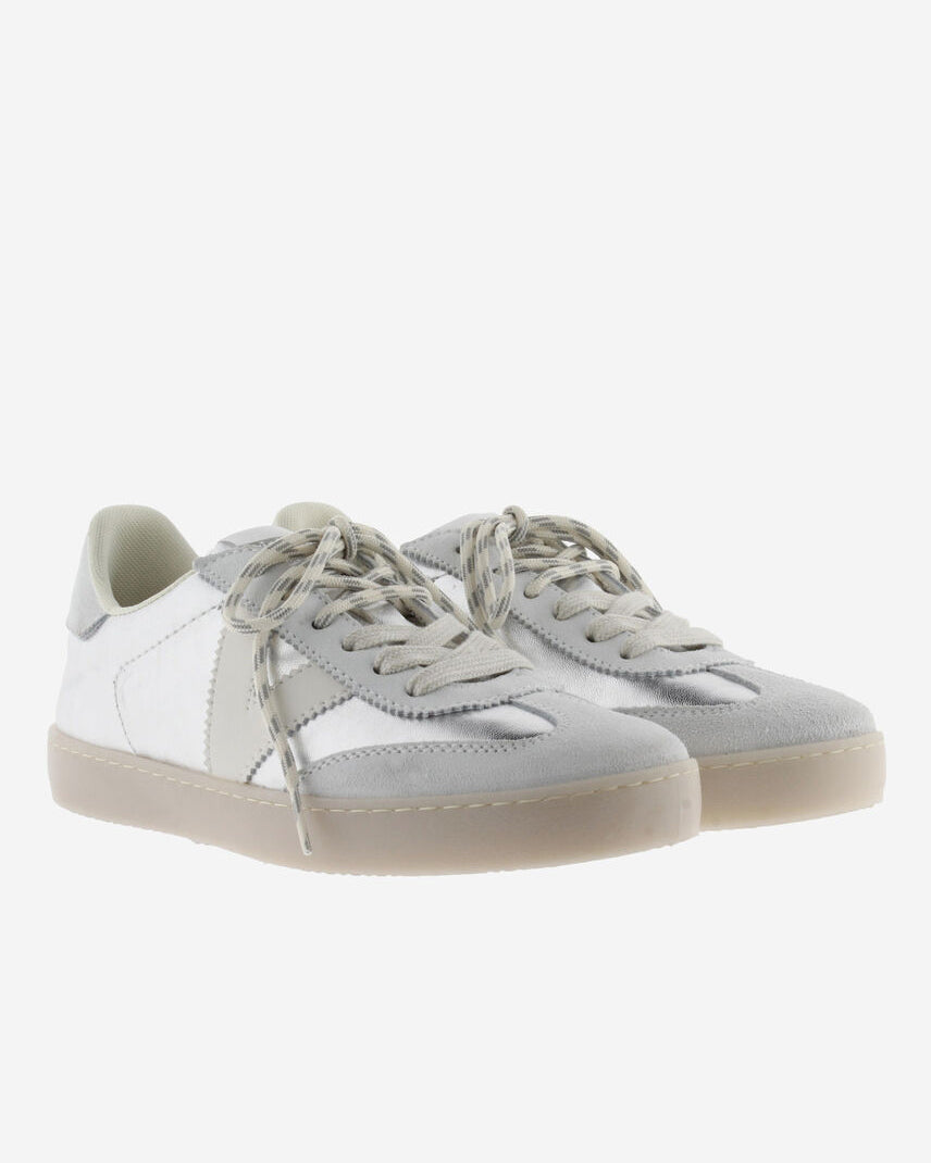 Berlin Metallic Trainer - Plata