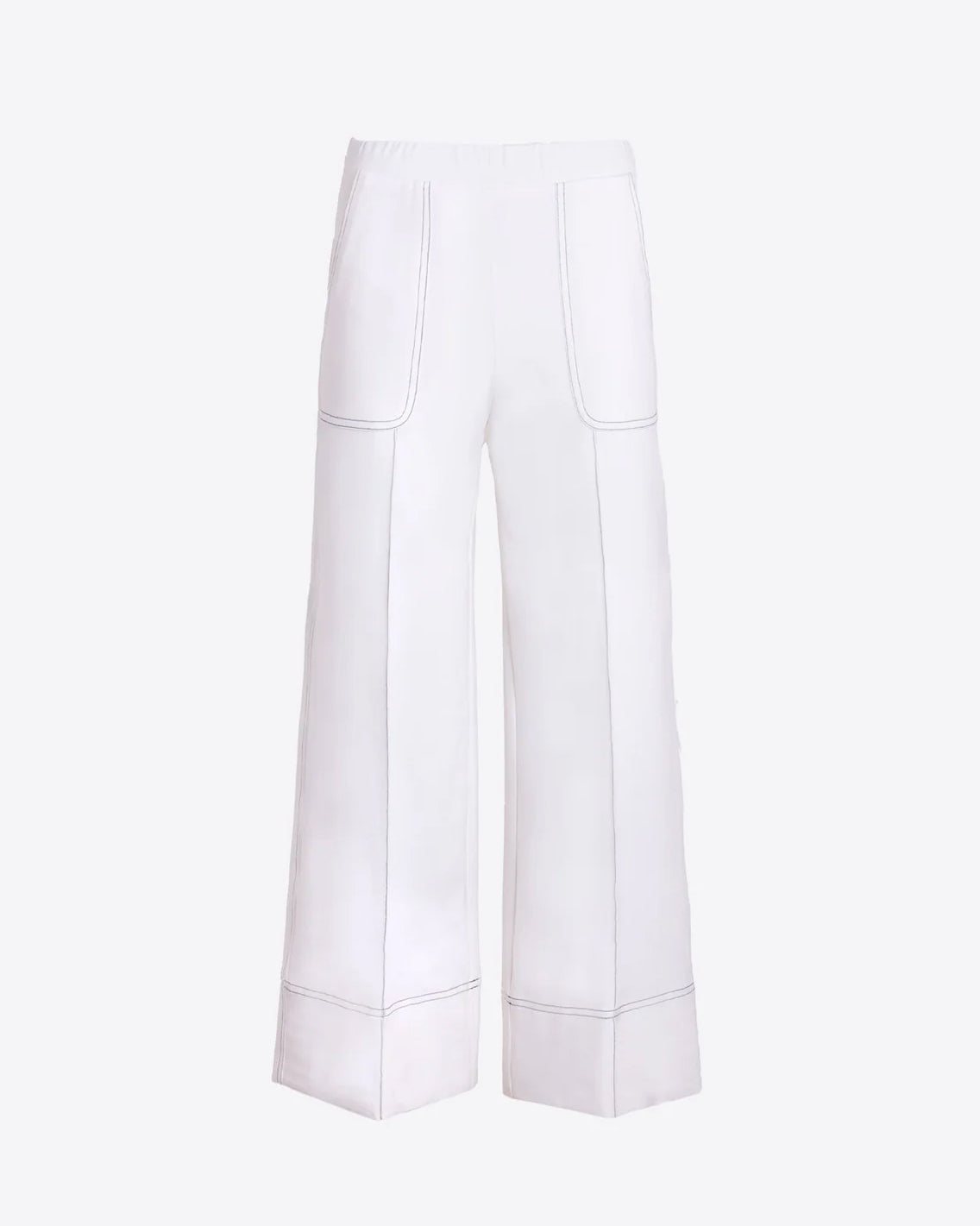 Beti Stretch Trouser - White