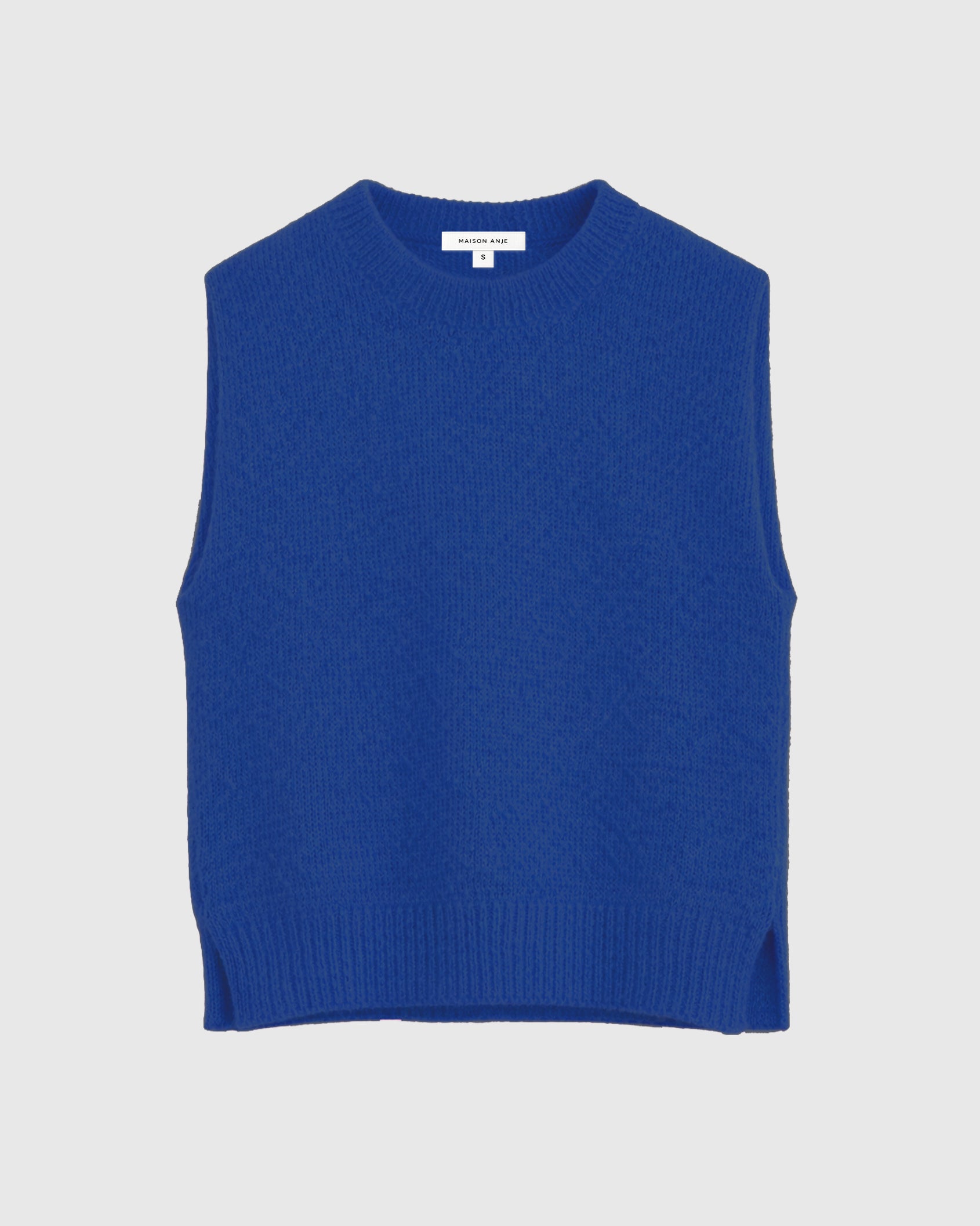 Blissy Sleeveless Knit - Electric Blue