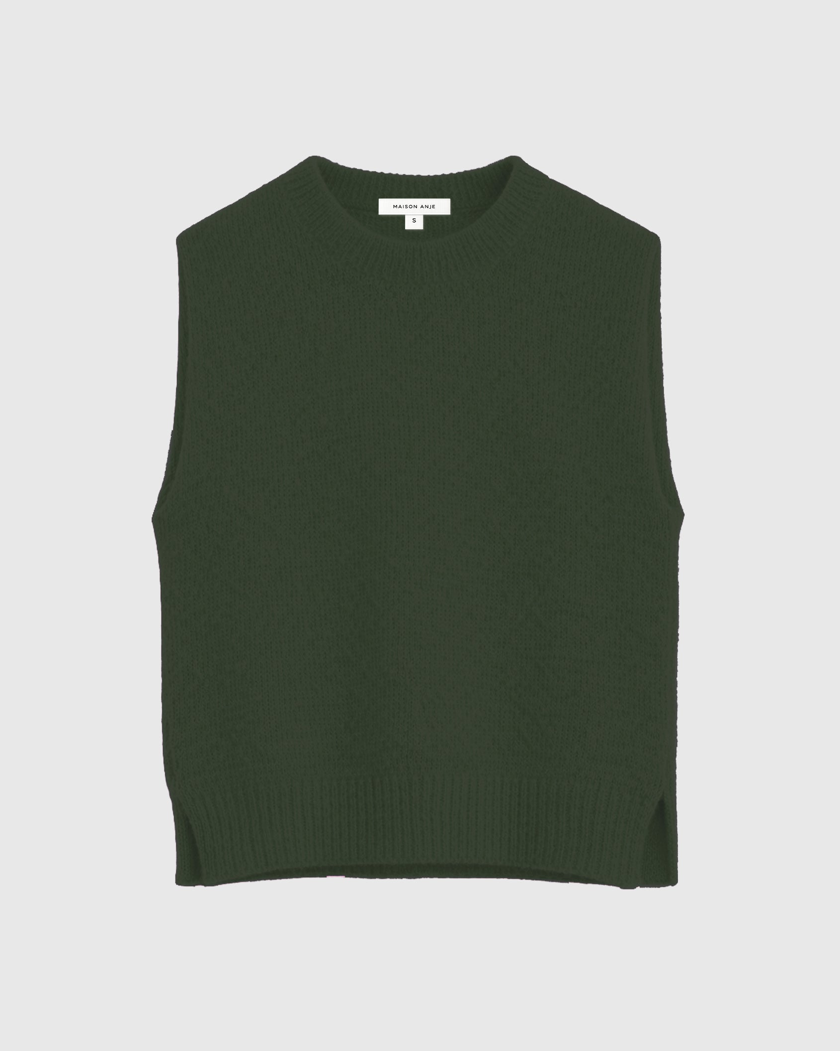 Blissy Sleeveless Knit - Khaki