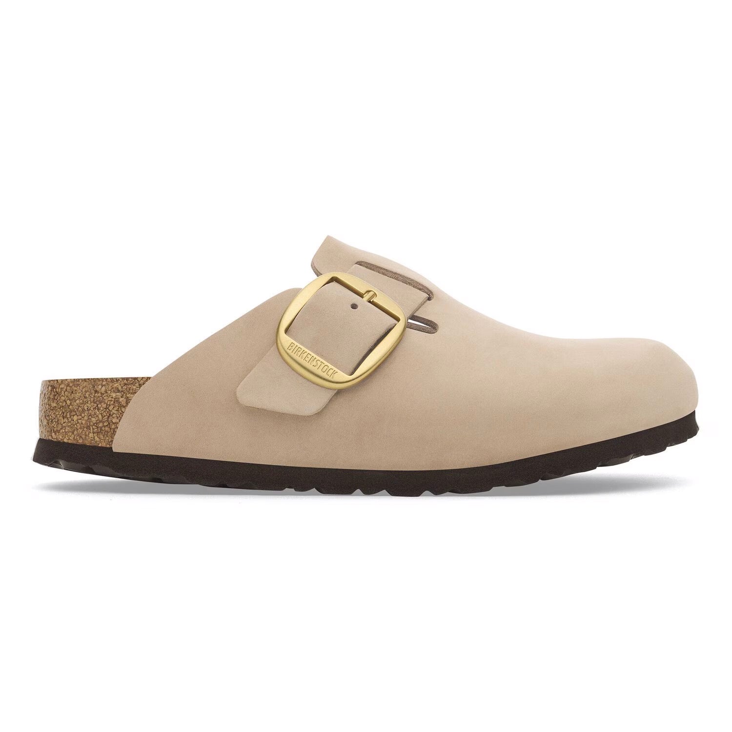 Boston Big Buckle Nubuk Leather - Sandcastle
