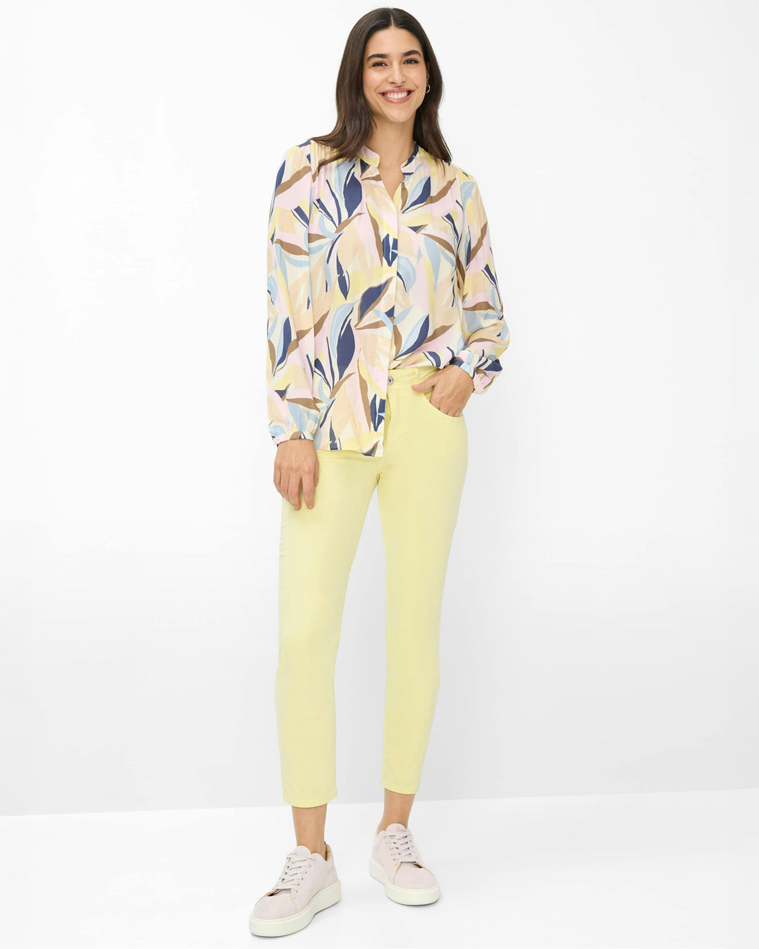 Shakira 5 Pocket Trousers - Buttercup
