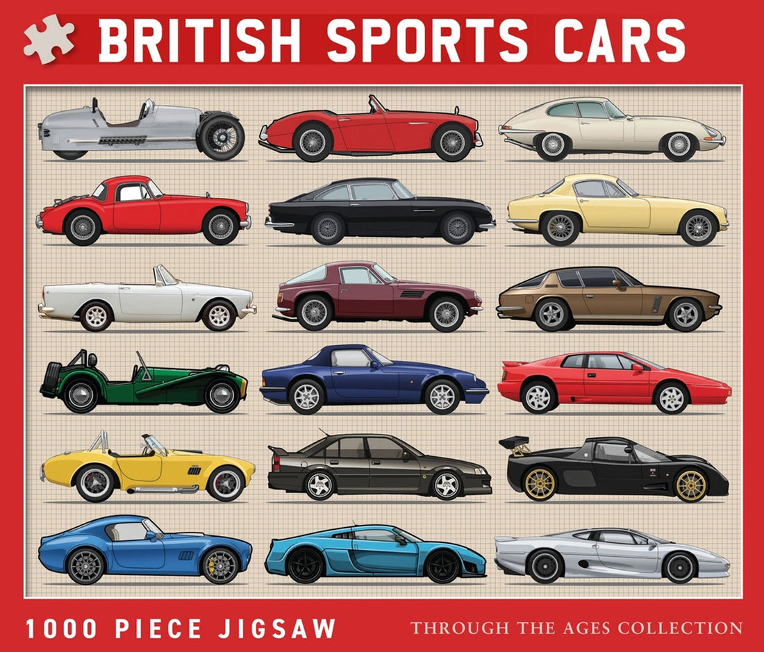 British Sports Car Jigsaw Puzzle - 1000 Pieces