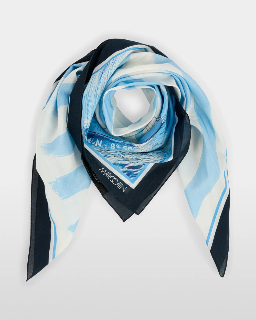 Nautical Scarf - Blue