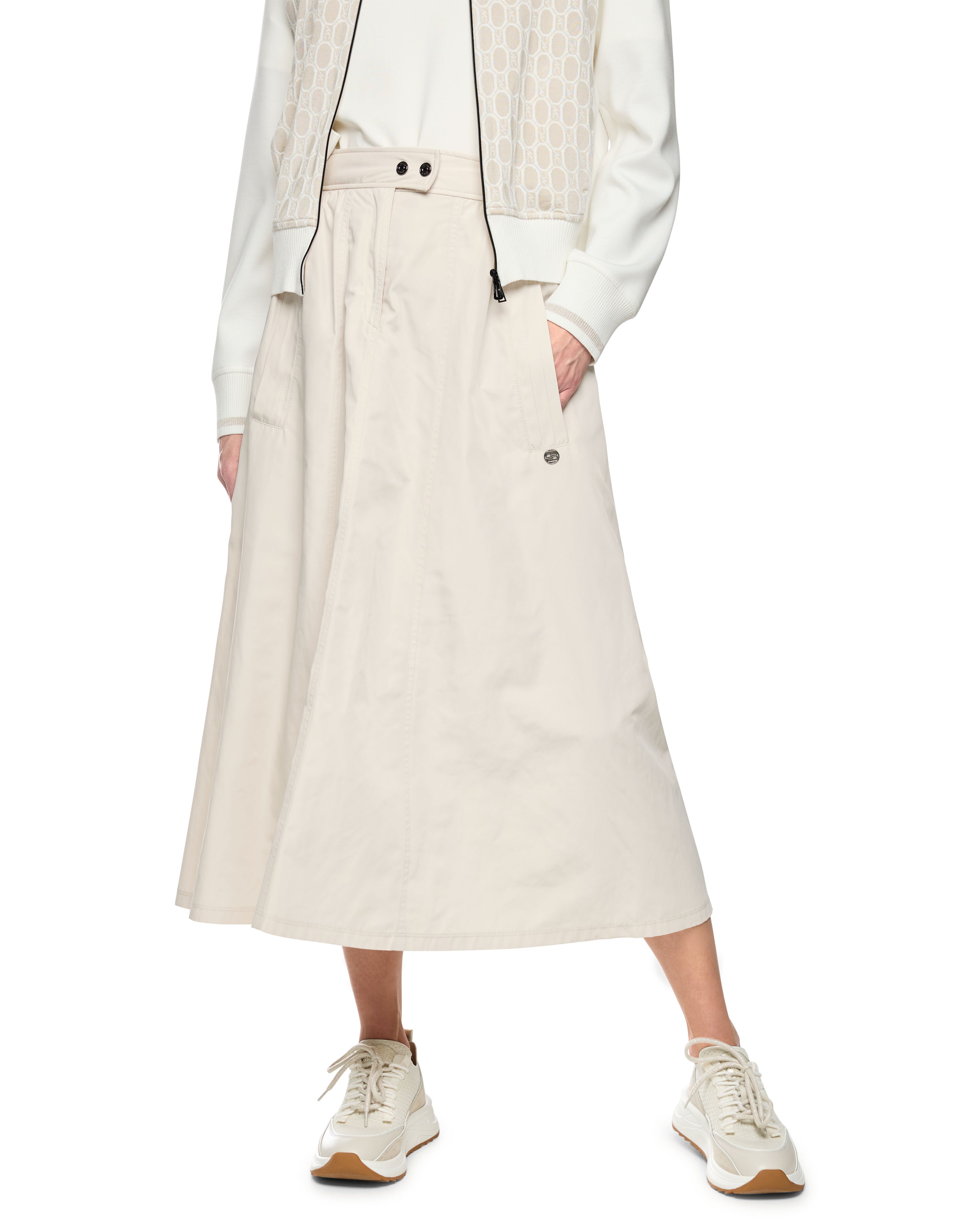 Cotton Skirt - Cream