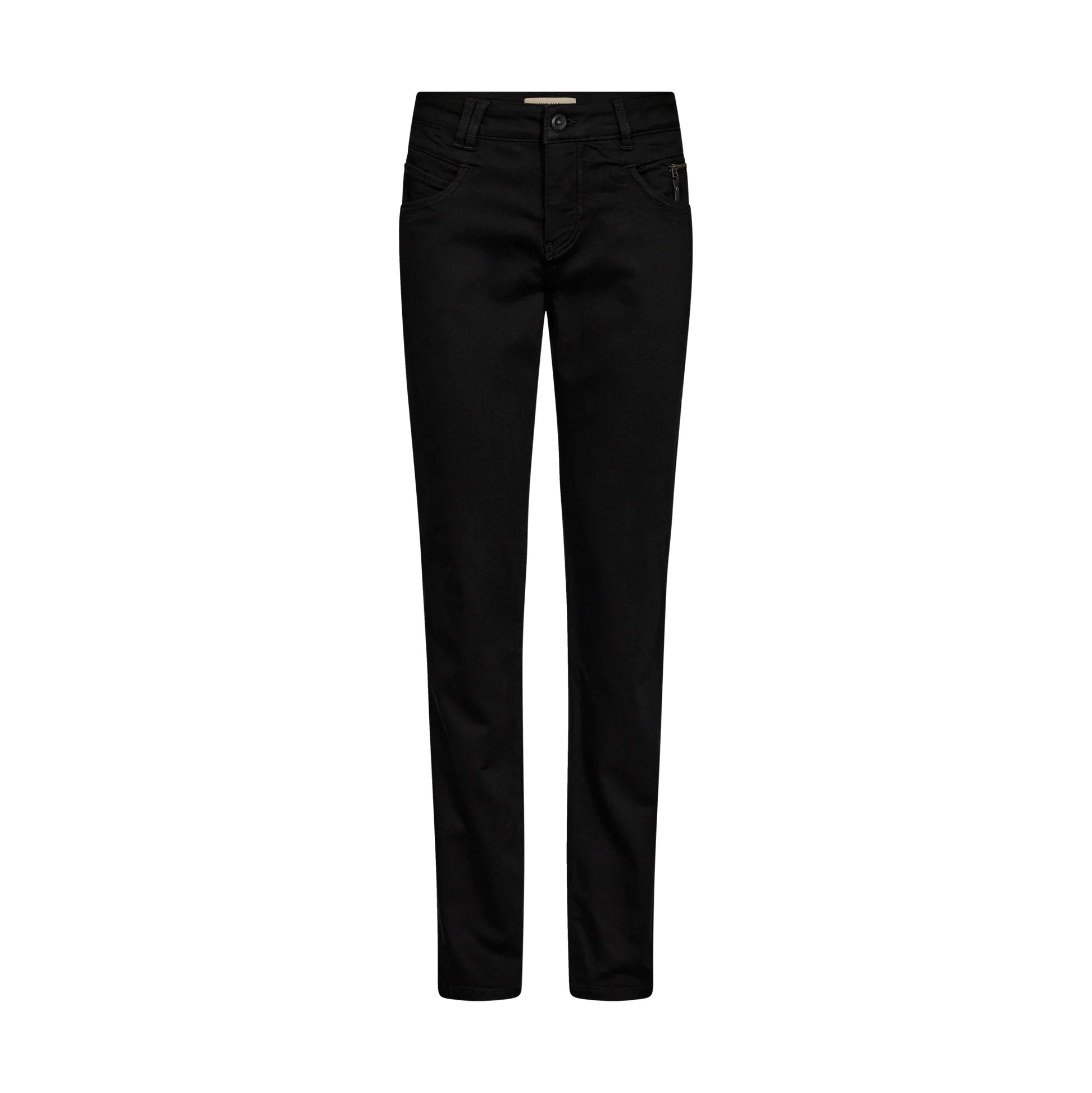 Carla Naomi Coated Pant - Black