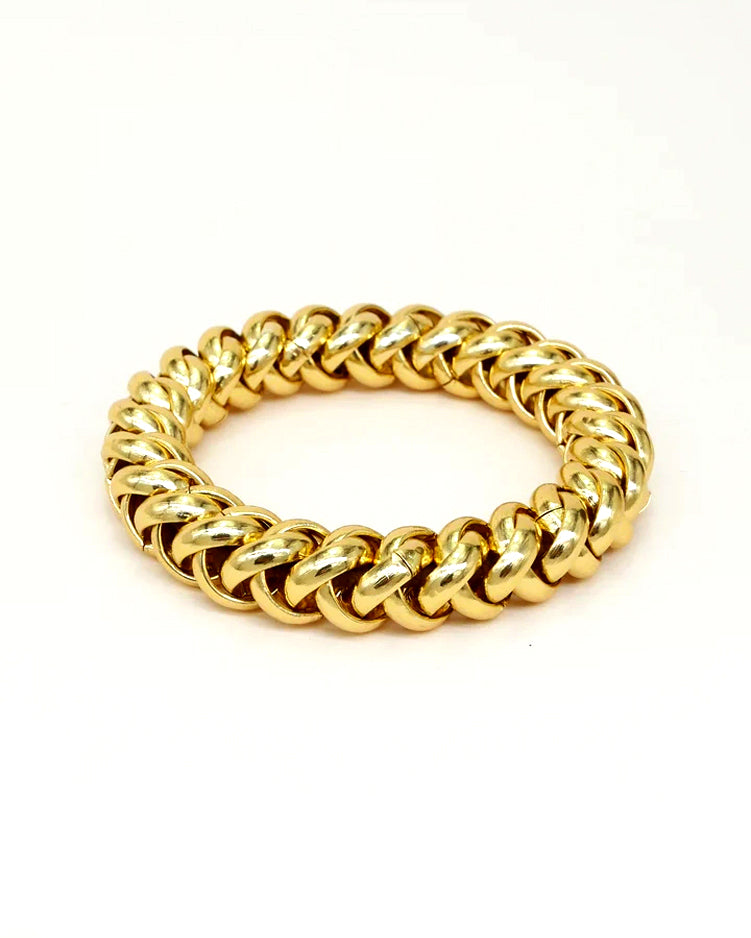 Chain Hair Tie Bracelet - Gold