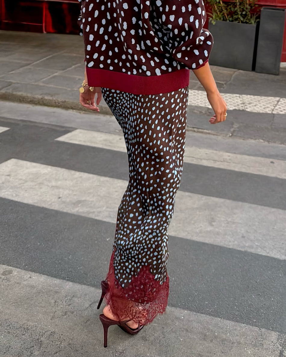 Deer Midi Maeva Skirt - Chocolate