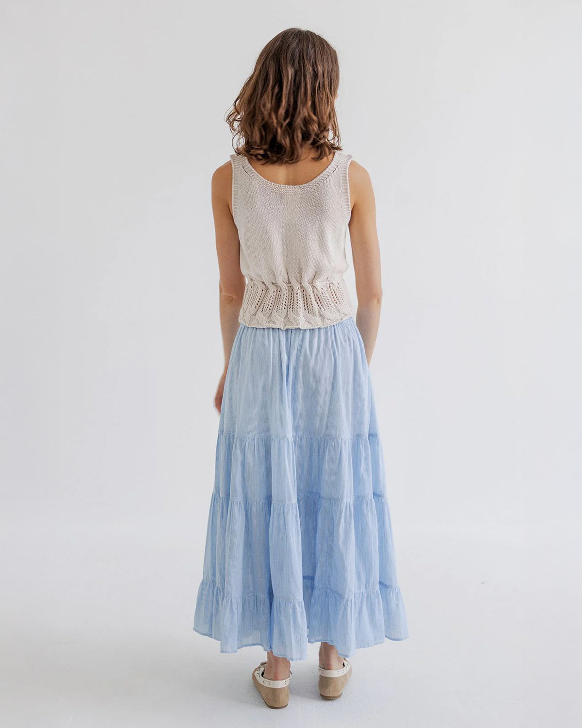 Cindie Skirt - Sky