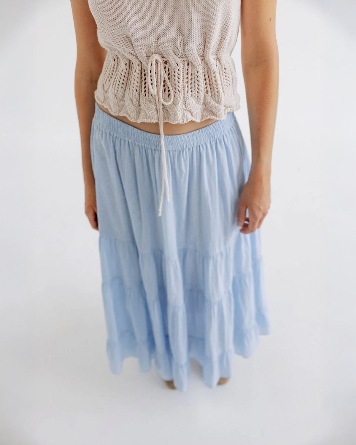 Cindie Skirt - Sky