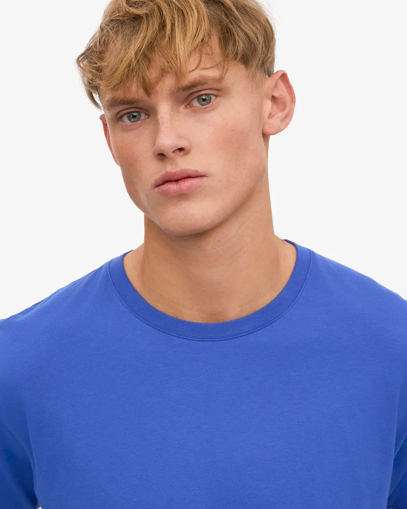 Classic Organic Tee - Sapphire Blue