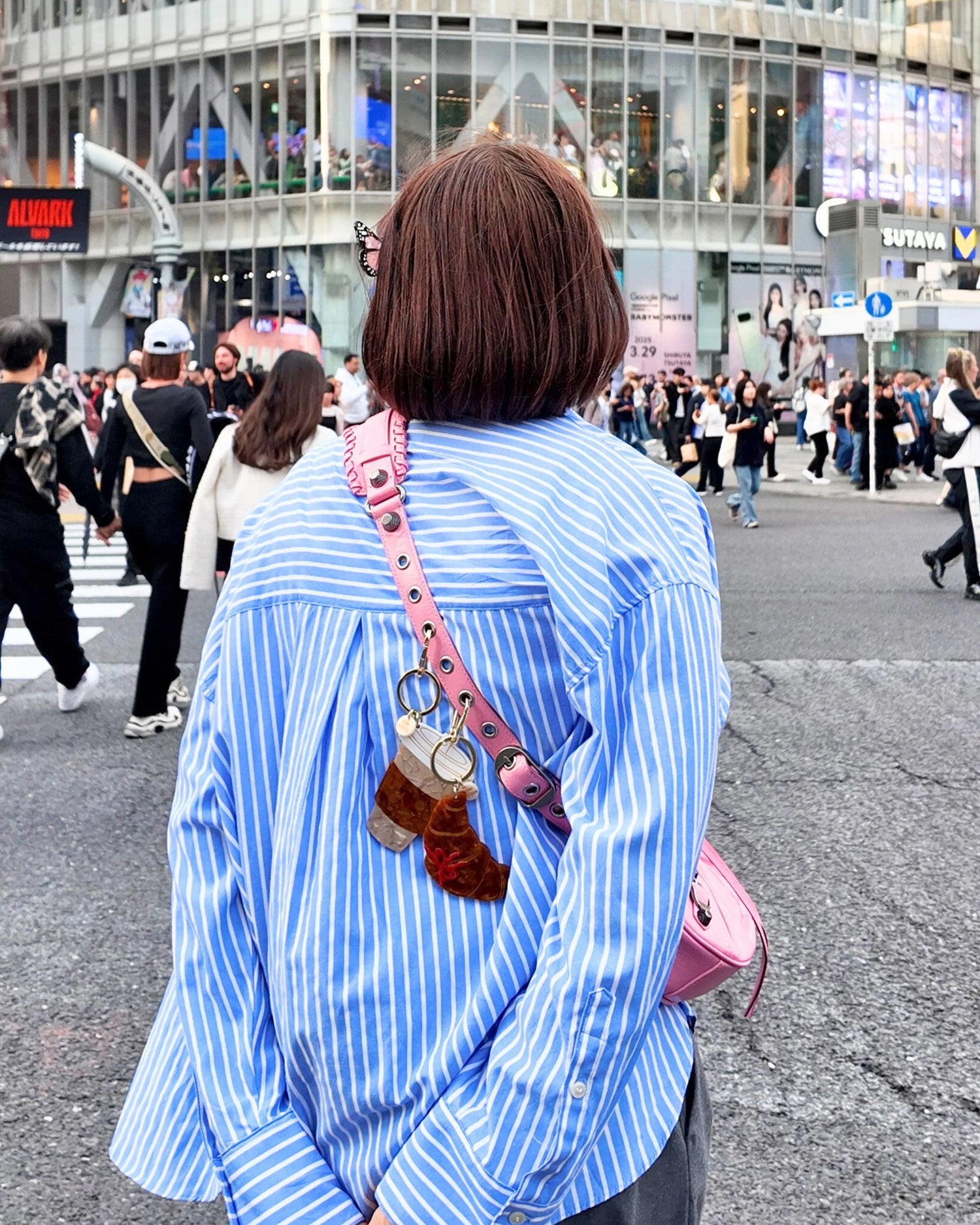 Coffee Cup Keyring - Brown