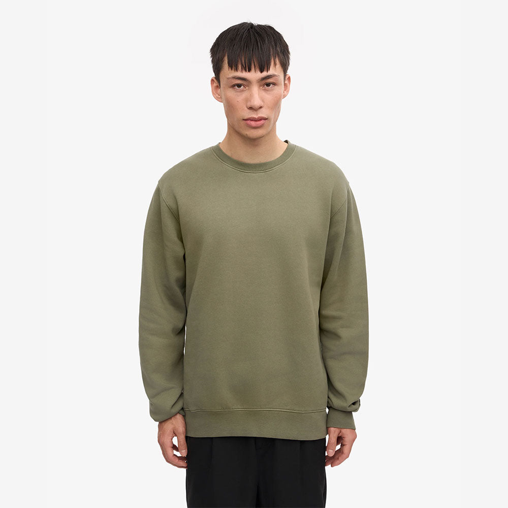 Classic Organic Crew - Dusty Olive