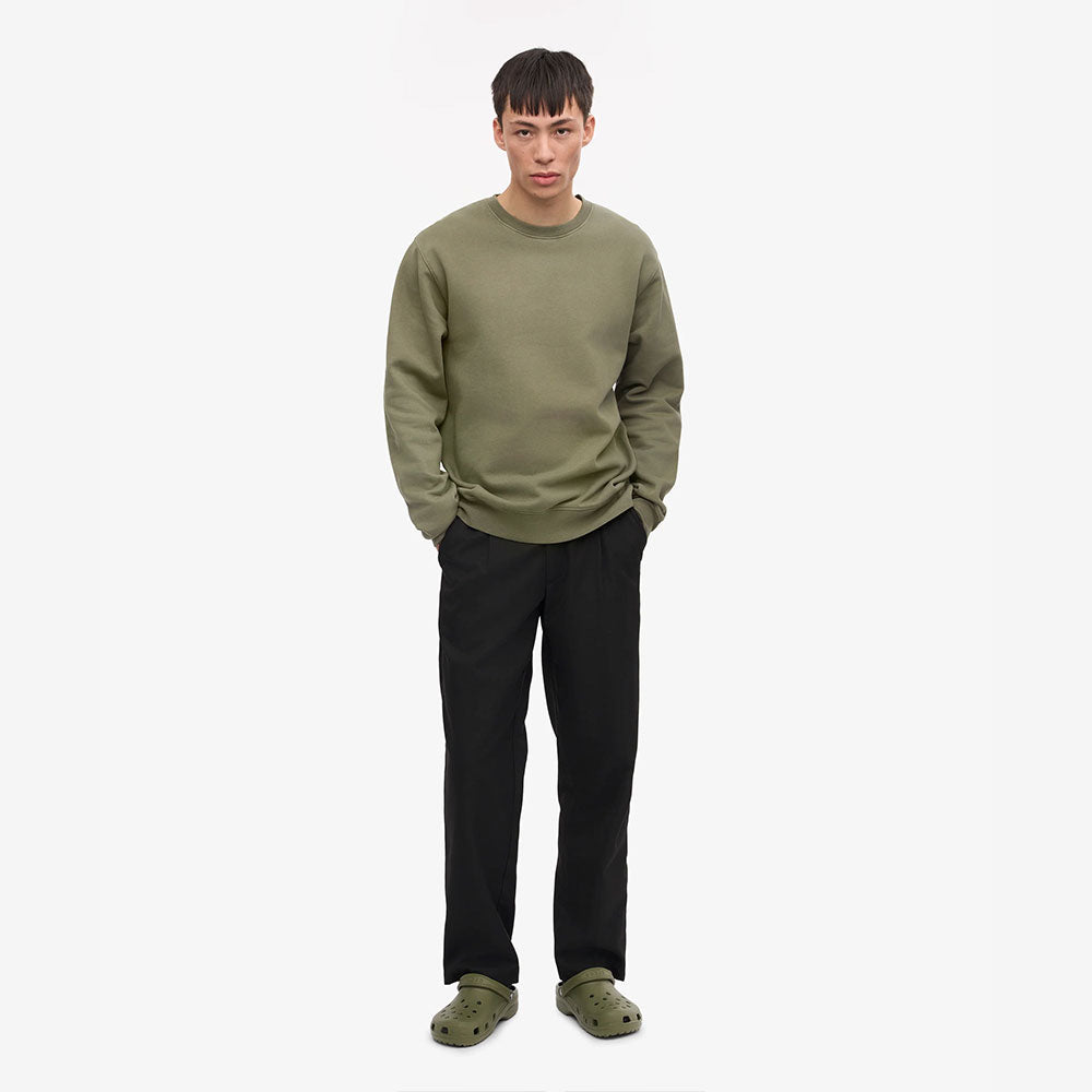 Classic Organic Crew - Dusty Olive
