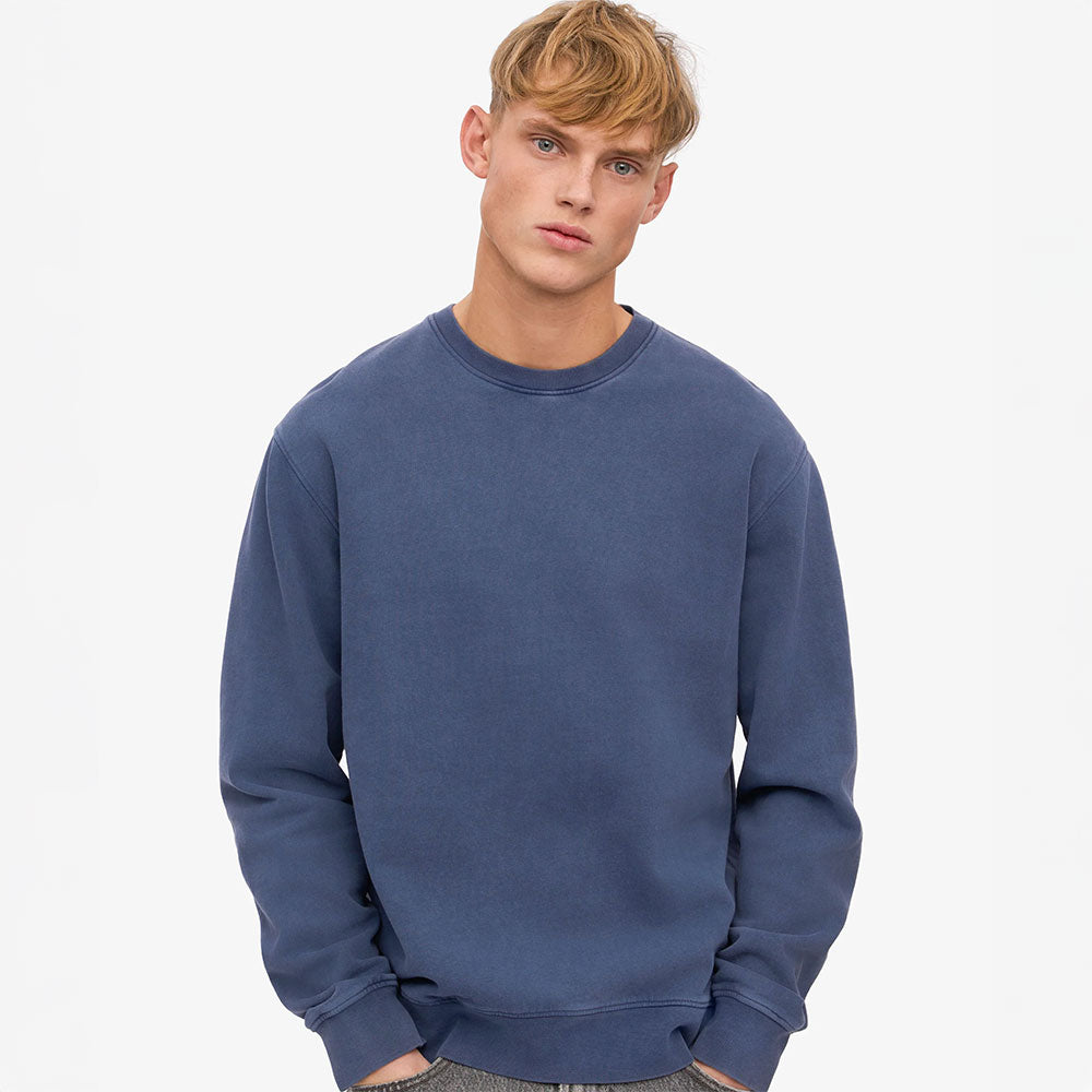 Classic Organic Crew - Neptune Blue