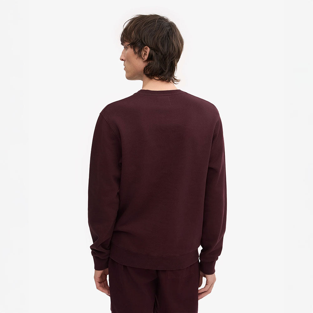 Classic Organic Crew - Oxblood Red