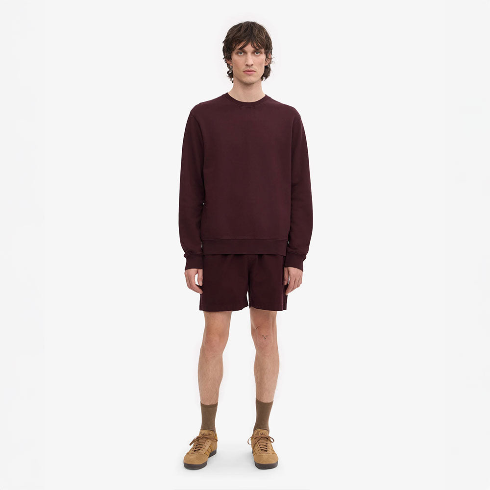 Classic Organic Crew - Oxblood Red