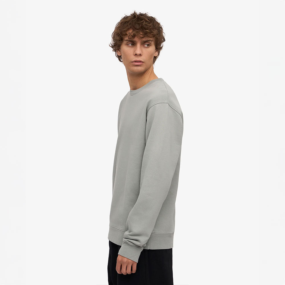 Classic Organic Crew - Steel Blue